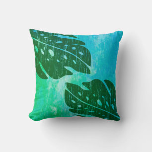 Maikai Hawaiian Monstera Blatt Tie-Dye Mischung Kissen