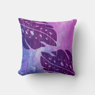Maikai Hawaiian Monstera Leaf Krawatte-Dye Blend Kissen