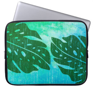 Maikai Hawaiian Monstera Leaf Tie-Dye Neoprenanzug Laptopschutzhülle