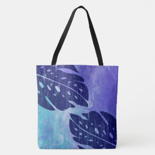 Maikai Hawaiian Monstera Leaf Tie-Dye Strandtasche Tasche