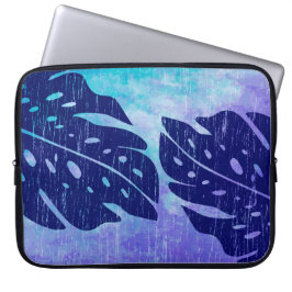 Maikai hawaiischer Monstera Blatt-gefärbte Laptopschutzhülle