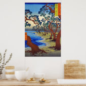 Maiko Beach Harima Province Utagawa Hiroshige Post Poster (Küche)