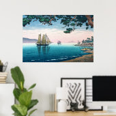 Maiko Beach von Tsuchiya Koitsu Poster (Heimbüro)