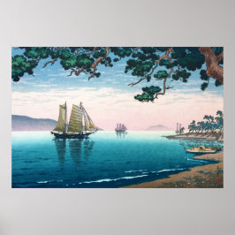 Maiko Beach von Tsuchiya Koitsu Poster