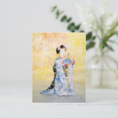 Maiko Girl -2 Postkarte (Stehend Vorderseite)