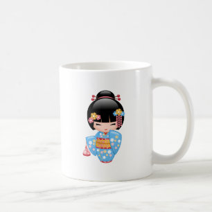 Maiko Kokeshi Doll - Niedliche japanische Geisha G Kaffeetasse