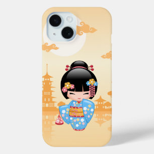 Maiko Kokeshi Doll - Niedliches japanisches Geisha Case-Mate iPhone Hülle