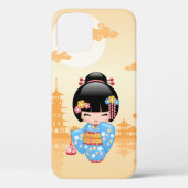 Maiko Kokeshi Doll - Niedliches japanisches Geisha Case-Mate iPhone Hülle (Rückseite)