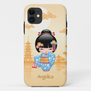 Maiko Kokeshi Doll - Niedliches japanisches Geisha Case-Mate iPhone Hülle
