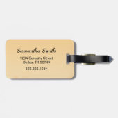 Maiko Kokeshi Doll - Niedliches japanisches Geisha Gepäckanhänger (Rückseite horizontal)