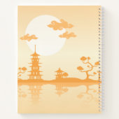 Maiko Kokeshi Doll - Niedliches japanisches Geisha Notizbuch (Rückseite)