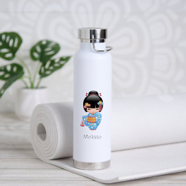 Maiko Kokeshi Doll - Niedliches japanisches Geisha Trinkflasche