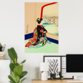 Maiko und Golden Pavillon Hasegawa Sadanobu III Poster (Heimbüro)