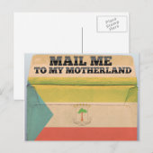 Mail an äquatoriale Guinea Postkarte (Vorne/Hinten)