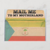 Mail an äquatoriale Guinea Postkarte (Vorderseite)