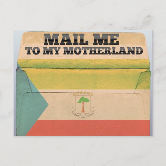 Mail an äquatoriale Guinea Postkarte (Vorderseite)