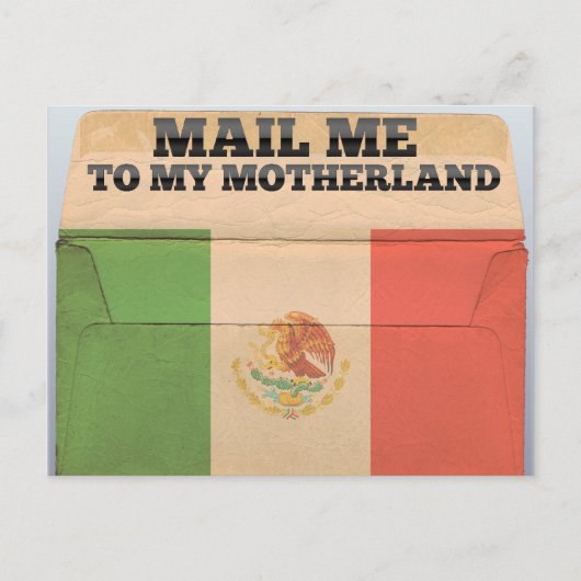 Mail an mich nach Mexiko Postkarte (Vorderseite)