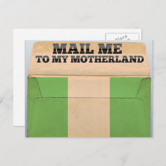 Mail an Nigeria Postkarte (Vorne/Hinten)
