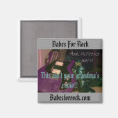 mail, Babes For Rock, Babesforrock.com, This ai.. Magnet (Vorderseite/Rückseite)
