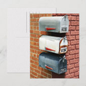 MAIL BOX POST BOX POSTCROSSING POSTKARTE (Vorne/Hinten)