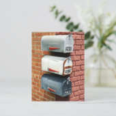 MAIL BOX POST BOX POSTCROSSING POSTKARTE (Stehend Vorderseite)