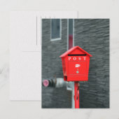 MAIL BOX POST RED BOX POSTCROSSING POSTKARTE (Vorne/Hinten)