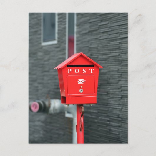MAIL BOX POST RED BOX POSTCROSSING POSTKARTE (Vorderseite)