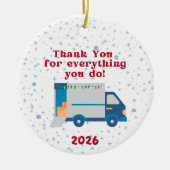 Mail Carrier Christmas Ornament (Vorne)