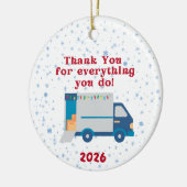 Mail Carrier Christmas Ornament (Links)