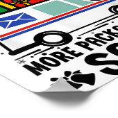 Mail Carrier Delivering More Packages Than Santa C Poster (Ecke)