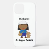 Mail Carrier Female Black Funny Personalize Case-Mate iPhone Hülle (Rückseite)