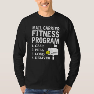 Mail Carrier Fitness Program Niedlich Postarbeiter T-Shirt