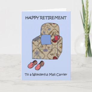 Mail Carrier Happy Retirement Karte