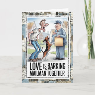 Mail Carrier Humor Card Karte