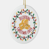 Mail Carrier Mailman UPS FedEx Weihnachten Keramik Ornament (Rechts)