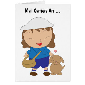 Mail Carrier Postal Funny Woman Wertschätzung
