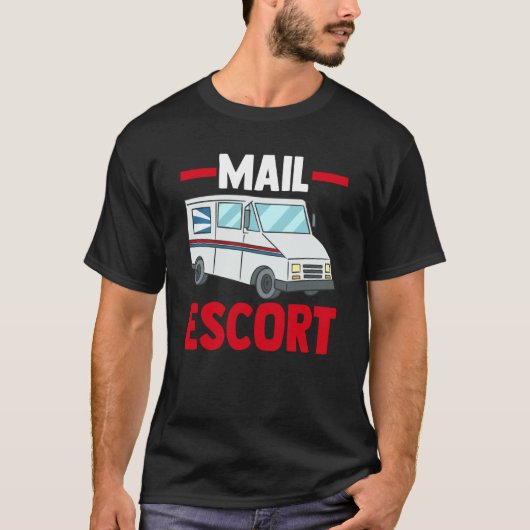 Mail Carrier Postman Mailman Postal Worker Mail Es T-Shirt (Vorderseite)