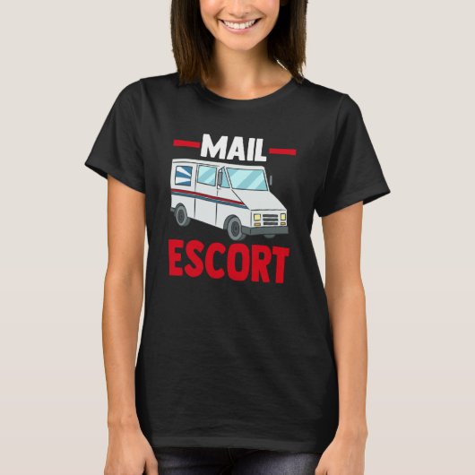 Mail Carrier Postman Mailman Postal Worker Mail Es T-Shirt (Vorderseite)