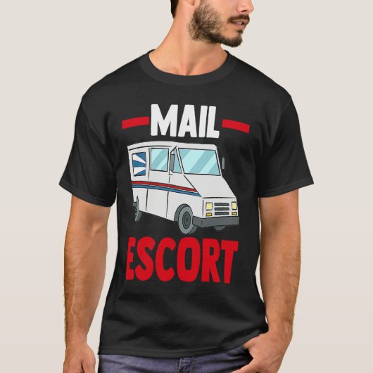 Mail Carrier Postman Mailman Postal Worker Mail Es T-Shirt (Vorderseite)