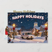 Mail Carrier Thank You Card Feiertagspostkarte (Vorne/Hinten)