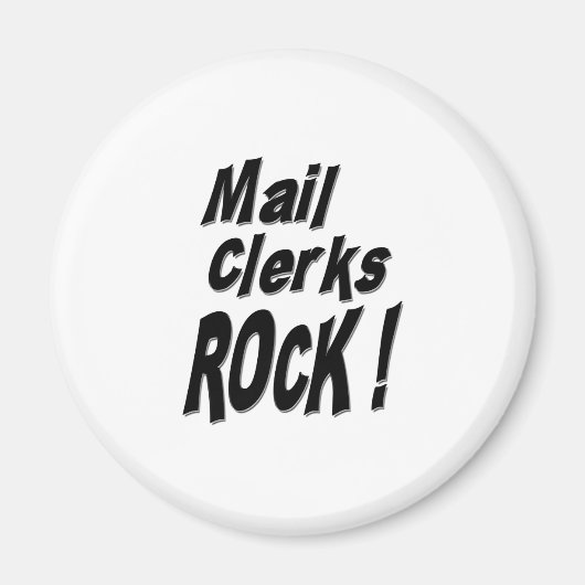 Mail Clerks Rock! Magnet (Vorne)