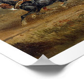 Mail Coaches on Road: The Louth-London Royal M Poster (Ecke)