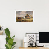 Mail Coaches on Road: The Louth-London Royal M Poster (Heimbüro)