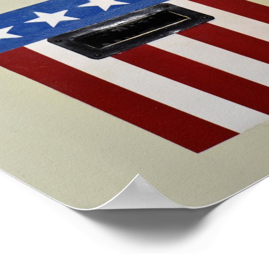 Mail Drop auf der USS Battleship Alabama" Poster (Ecke)