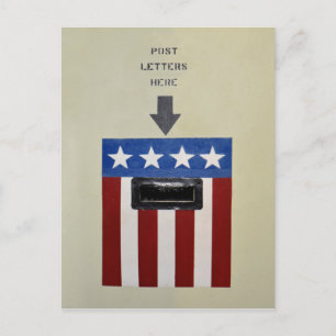 Mail Drop auf der USS Battleship Alabama" Postkarte