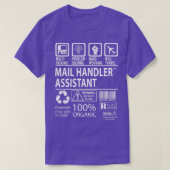 Mail Handler Assistent für MultiTasking - zertifiz T-Shirt (Design vorne)