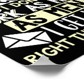 Mail Lady Carrier Female Postarbeiter Poster (Ecke)