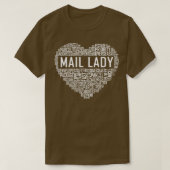 Mail Lady Heart T-Shirt (Design vorne)