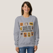 Mail Me Back to Halloween Shirt - Retro Postage (Vorne ganz)