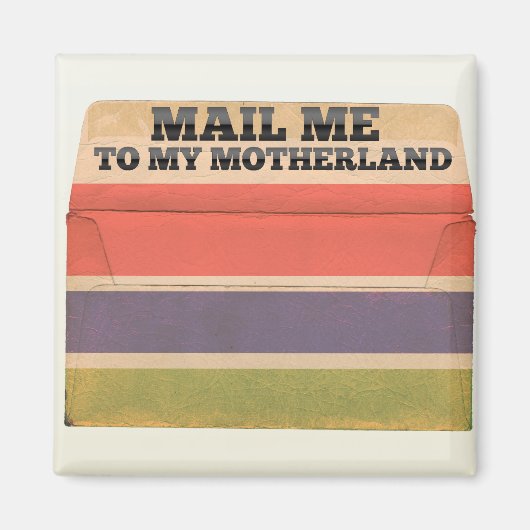 Mail mich nach Gambia Magnet (Vorne)
